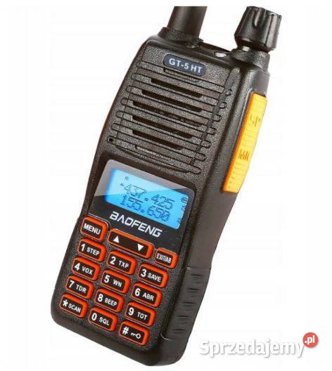 Baofeng GT5 HT Radiotelefon VHF UHF Radio Pozostałe mazowieckie Płońsk sprzedam
