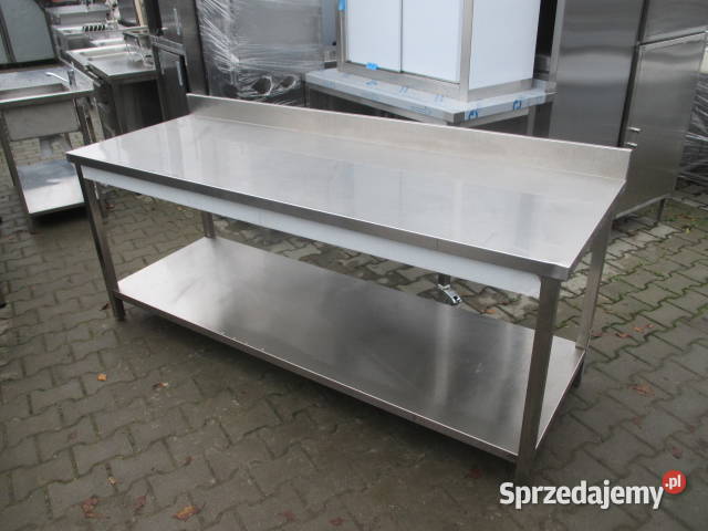 Stół Gastronomiczny Przyścienny Z Półką 2007085 Ostrów Wielkopolski sprzedam