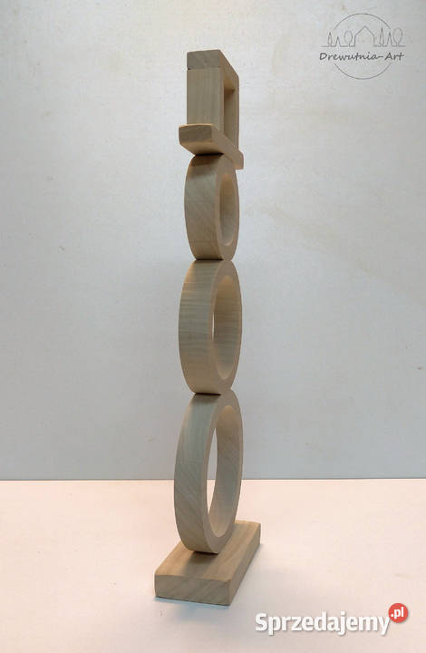 Bałwan drewniana baza do ozdabiania wysokość 40 Łódź