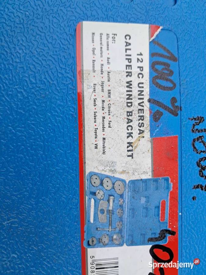Zestaw do wyciskania tłoczków hamulcowych 12 ele śląskie sprzedam