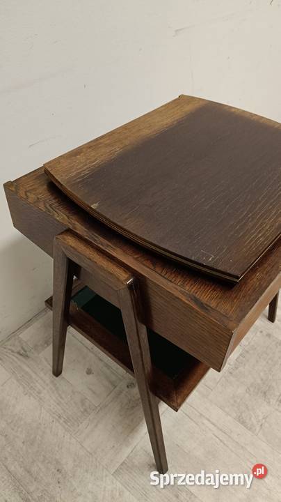 stolik szafka pod radio adapter gramofon tv PRL Radomsko