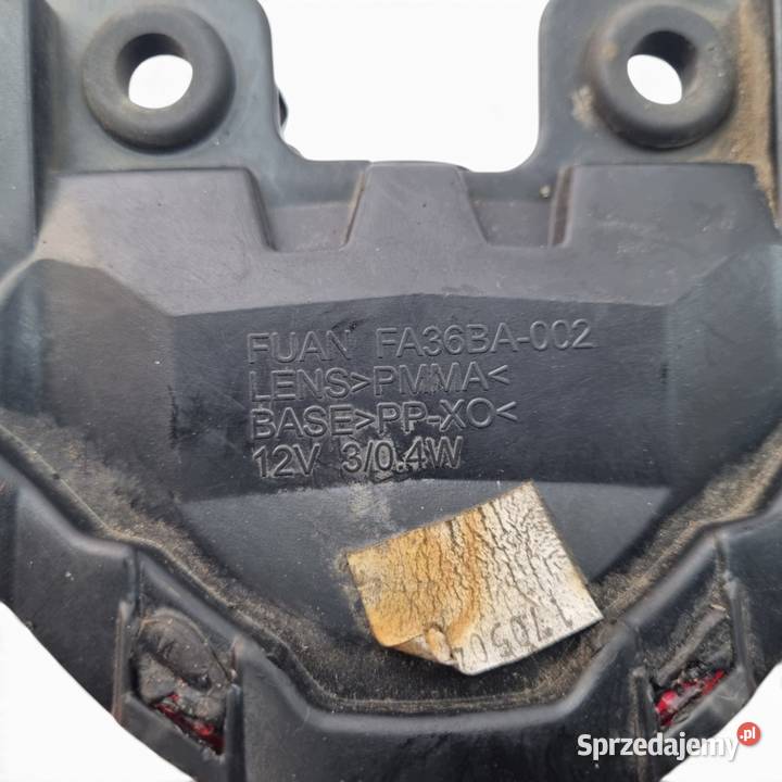 TYLNA LAMPA TYŁ Yamaha MT03 II RH07 RH12 2016 Chełm