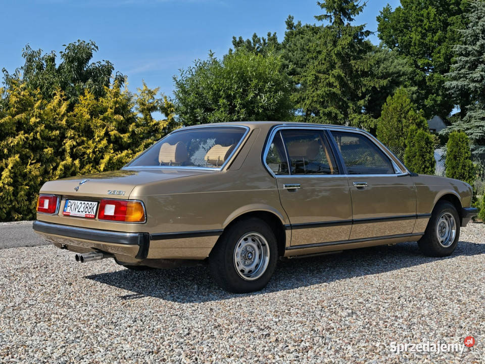 BMW 732 E23 19771986 złoty Samochody osobowe Sadlno