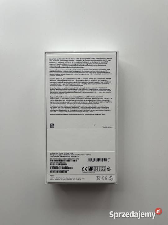 Apple IPhone 11 64GB Stan Black Lublin