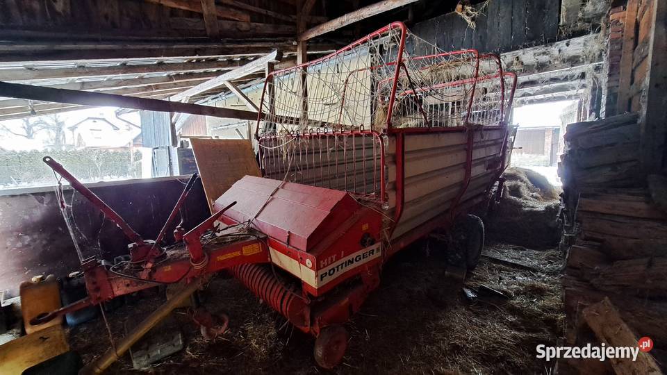 Przyczepa samozbierająca Pottinger hit1 śląskie Węgierska Górka