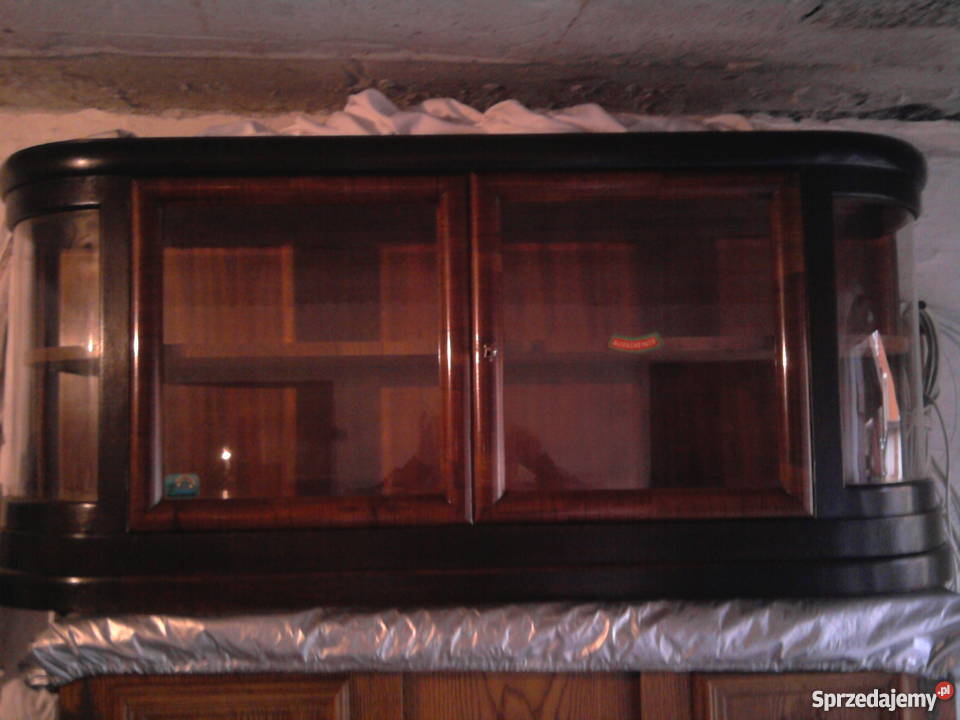 Szafka przeszklona wisząca Art Deco Łomża