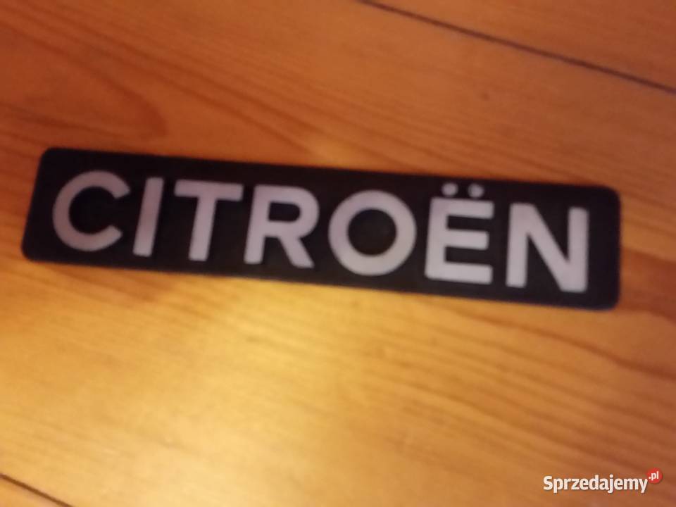 EMBLEMAT ZNACZEK CITROEN AX KLAPY TYL ORIGINAL Części samochodowe
