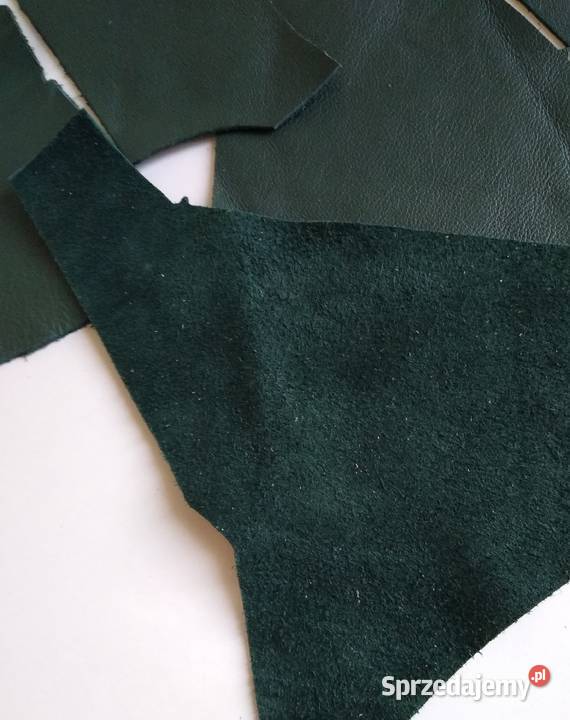 Skóra Licowa Włoska średnie i małe kawałki Gdańsk sprzedam