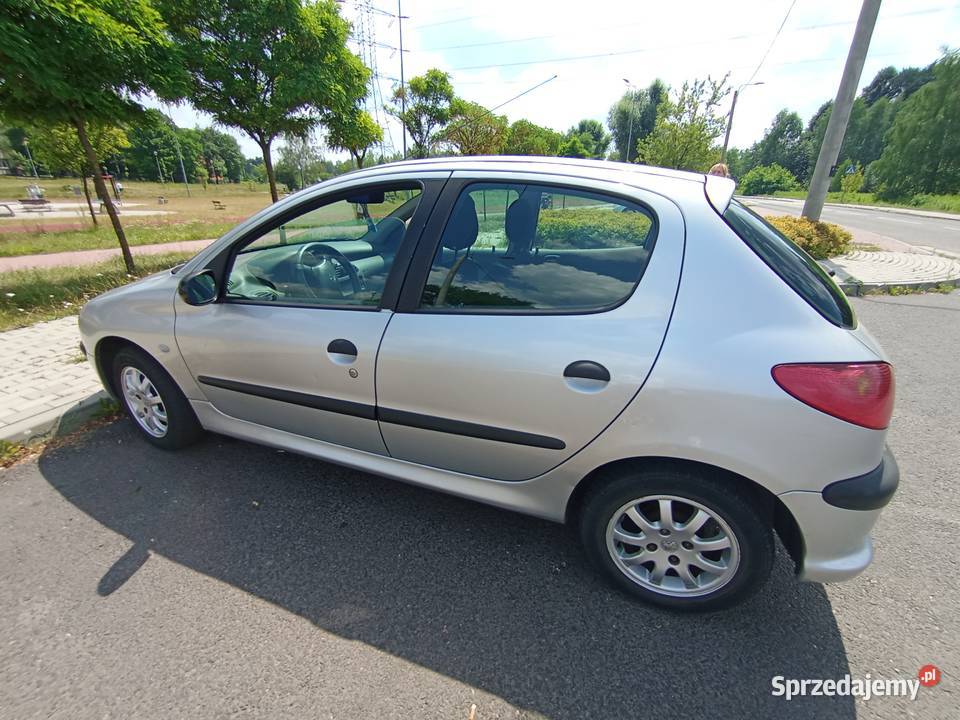 Peugeot 206 srebrny Bytom