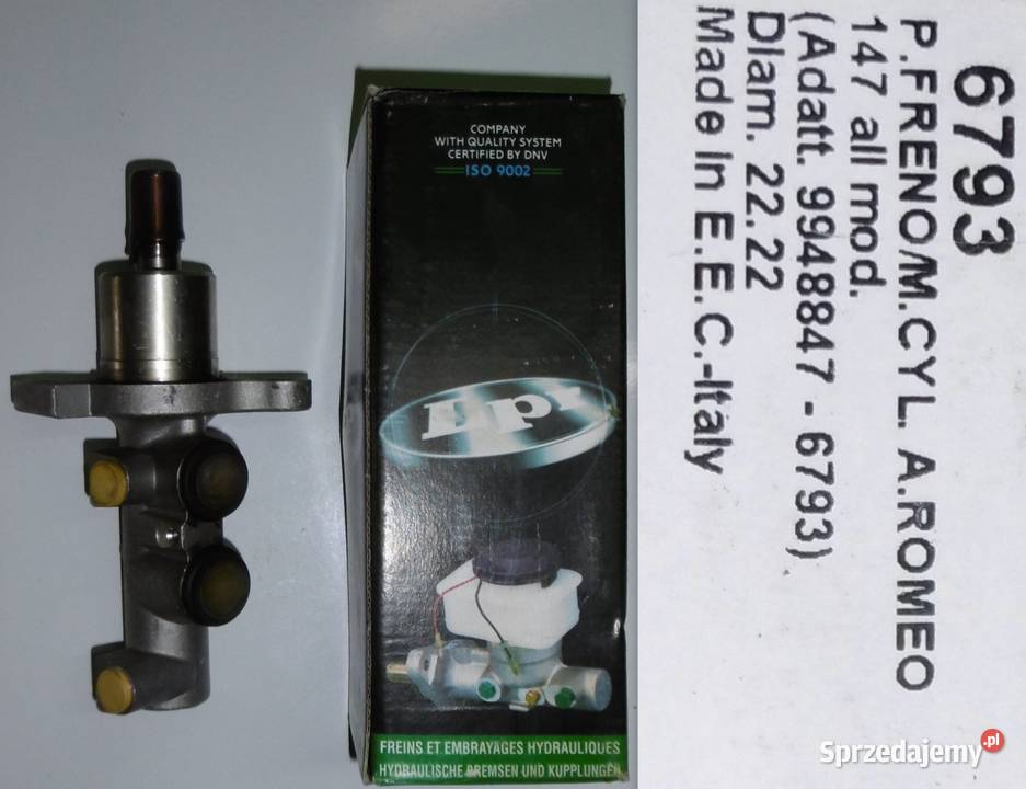 Pompa hamulcowa Alfa 147 Gt 9948847 LPR 6793 Układ hamulcowy śląskie