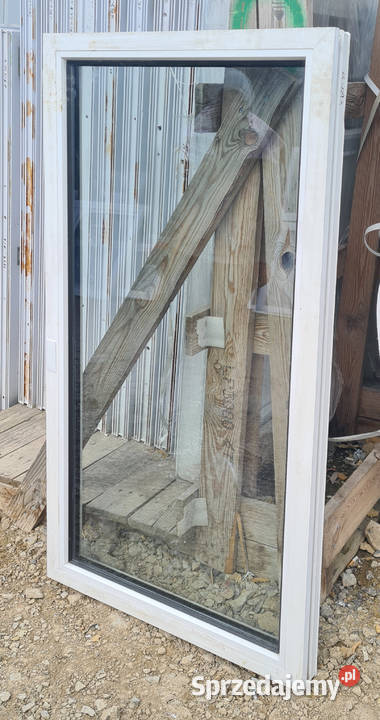 OKNA KacprzaK Witryna 65x129 FIX Używany PCV Budowa Siedlce