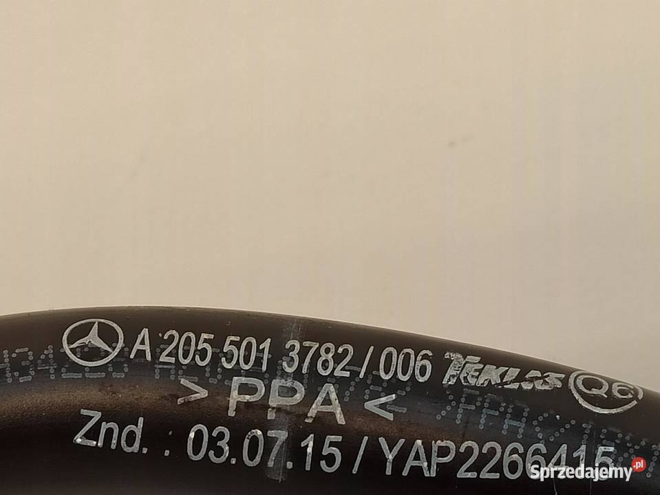 MERCEDES W205 PRZEWÓD WĄŻ WODY A2055013782 osobowe sprzedam