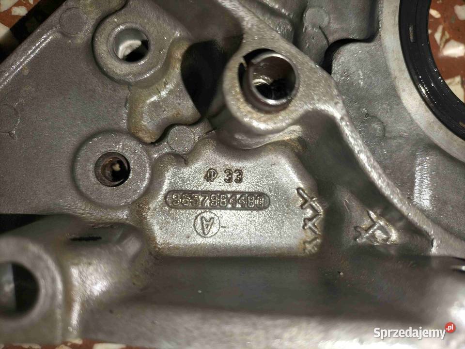 Pompa oleju Citroen Xsara Picasso c4 c5 Peugeot Smarowanie silnika Poręba