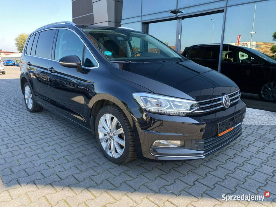 Volkswagen Touran LED DSG masaż podgrz fot navi podgrzewane fotele Touran Żory