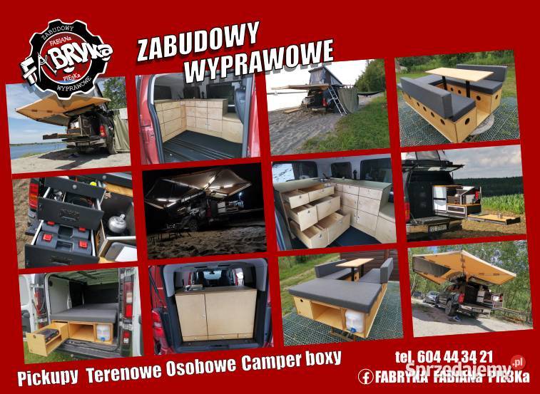 Zabudowa wyprawowa Kamper Box do Master Ducato Dąbrowa Górnicza