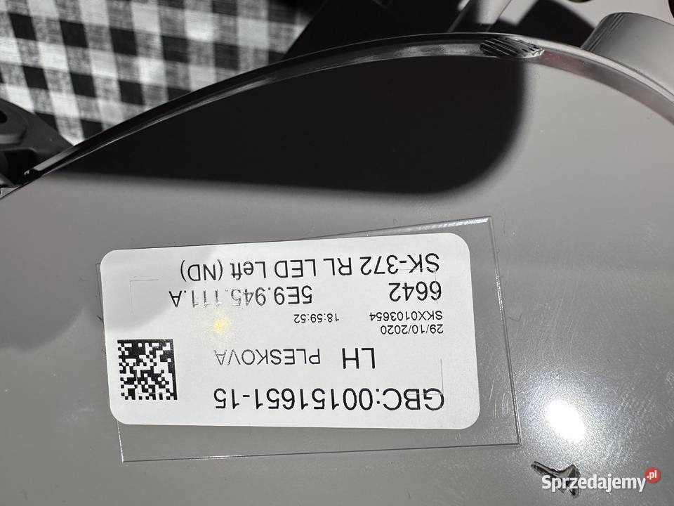 Lampy Tył Skoda Octavia Kombi 3komplet prawa Lampy tylne Bielsko-Biała sprzedam