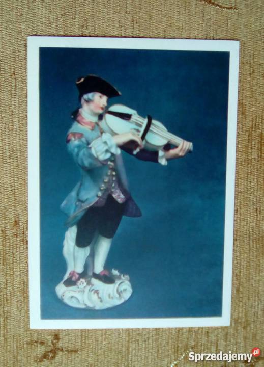 KAWALER GRAJĄCY NA SKRZYPCACH FIGURKA