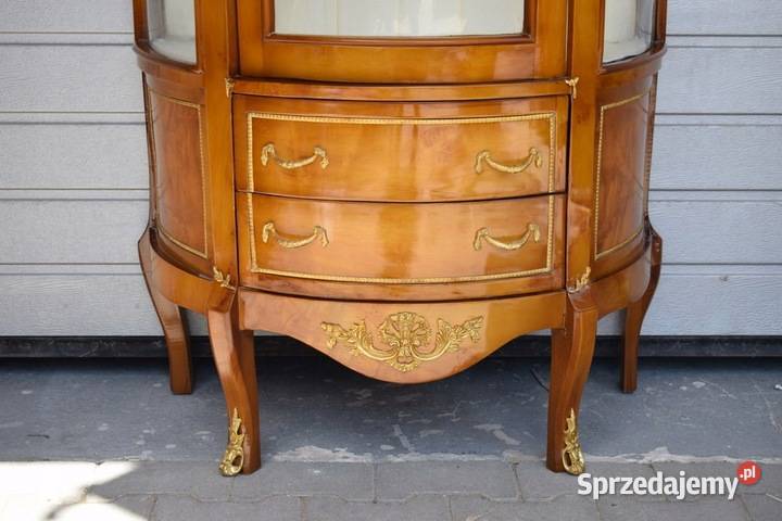 Duża Witryna Art Deco Gablota Szafa Meblościanka Kraków