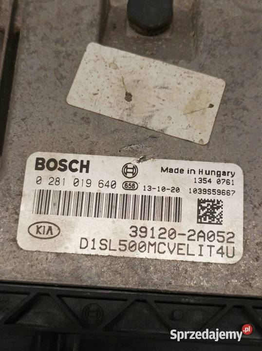 STEROWNIK SILNIKA 0281019640 391202A052 Kia świętokrzyskie sprzedam