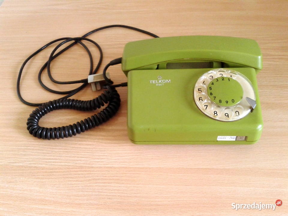 Stary telefon Tulipan