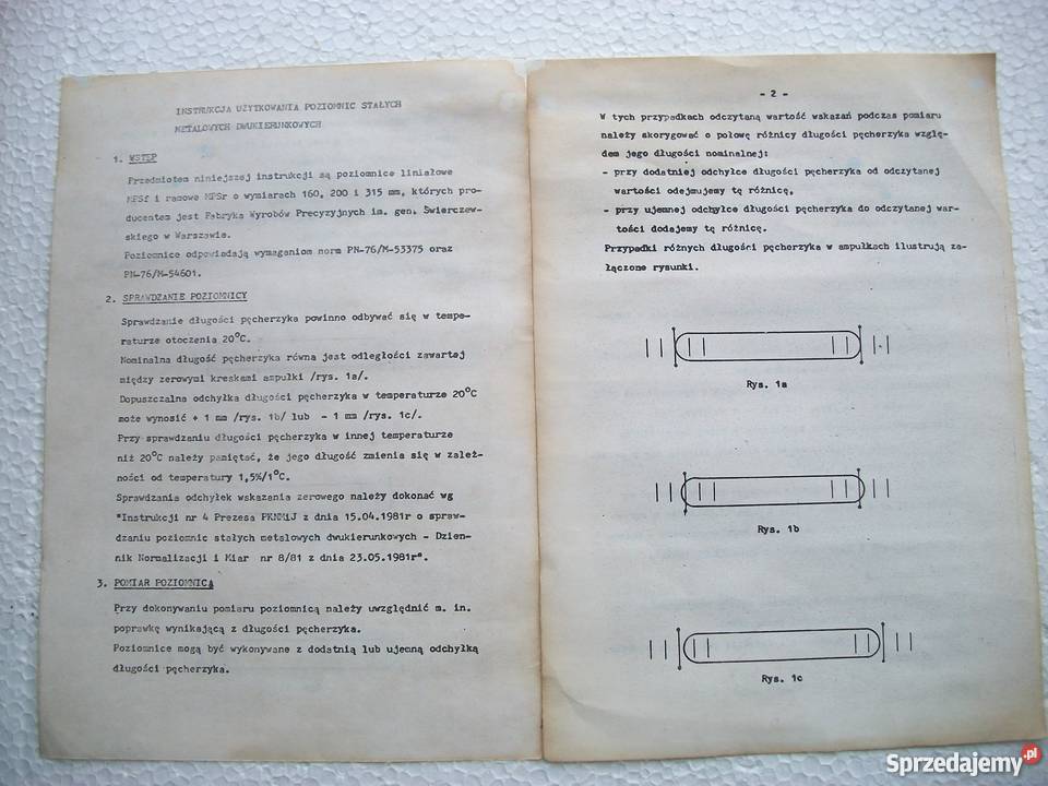Poziomnica ślusarska liniałowa MPSr3150051m Olkusz