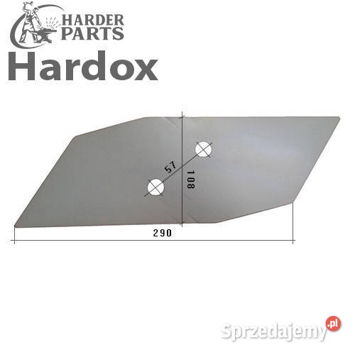 Dłuto 100hektarów HARDOX 35074P części do pługa Suwałki