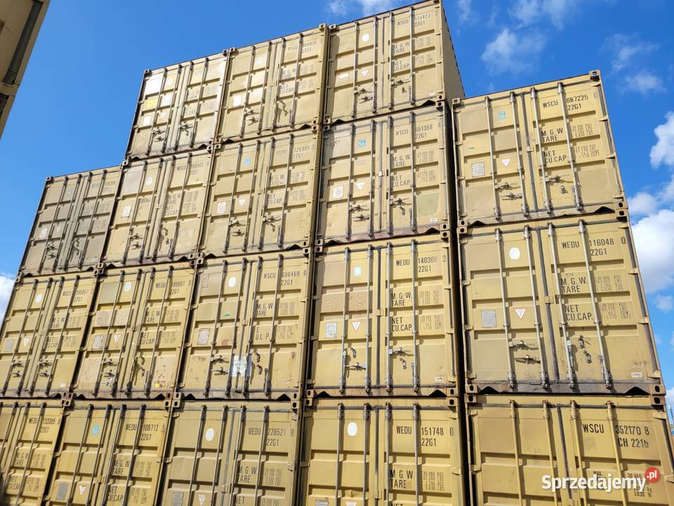 Kontenery morskie 20DV 20DC magazyny o dł 6m