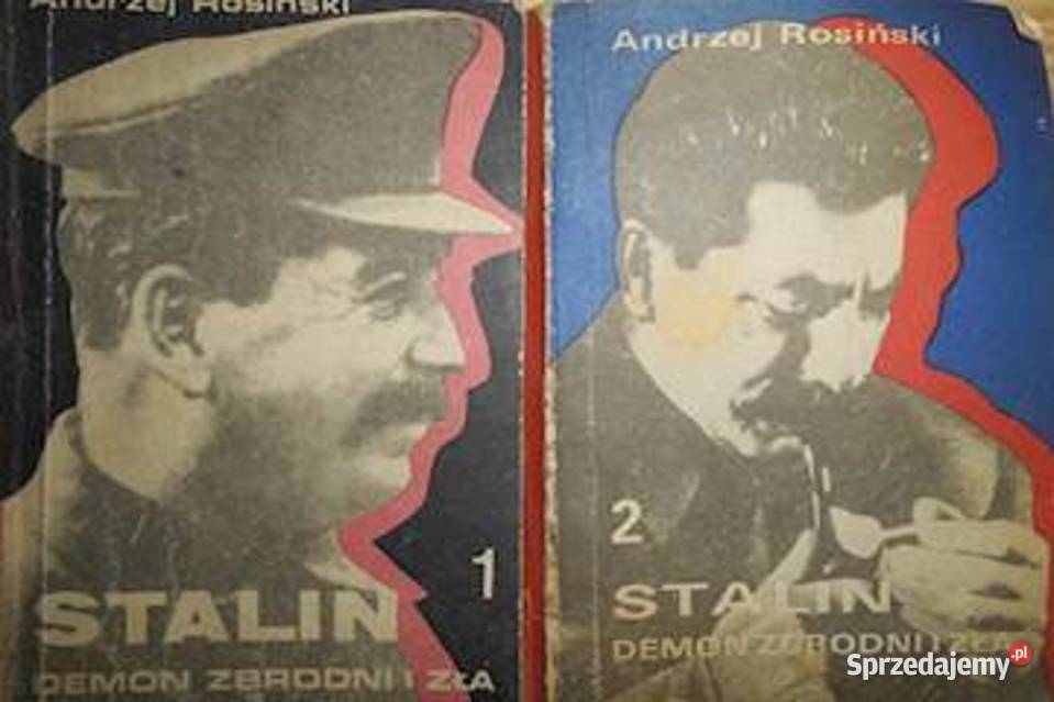 STALIN DEMON ZBRODNI I ZŁA 2 części śląskie Kobielice sprzedam
