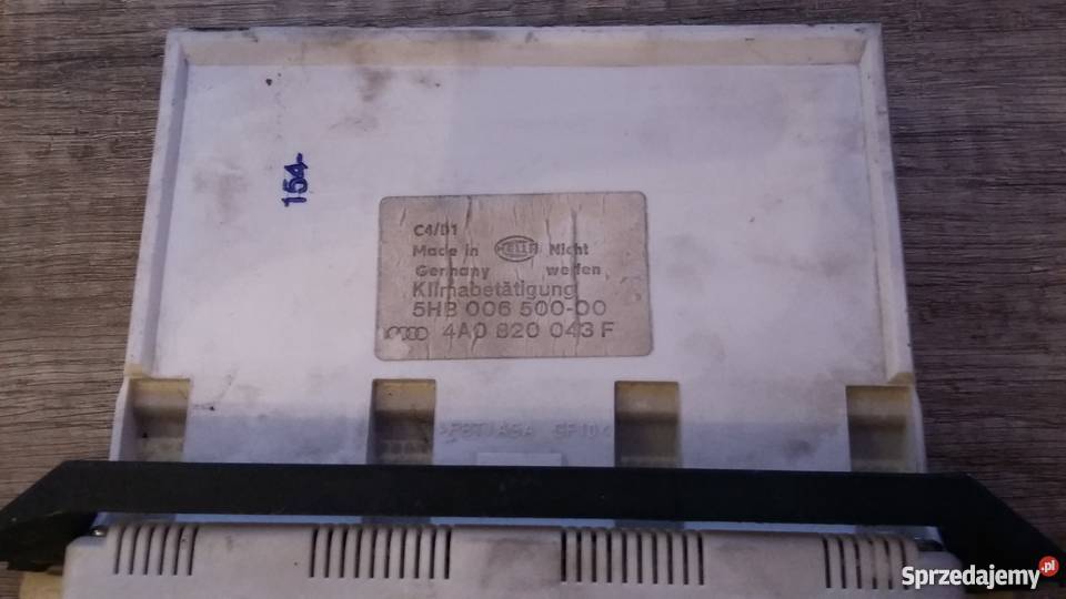 Panel klimyklimatronik AUDI A6 C4 Ogrzewanie, wentylacja i klimatyzacja Warszawa sprzedam