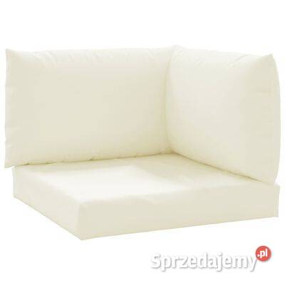 vidaXL Poduszki na palety 3 kremowe tkanina mazowieckie Warszawa