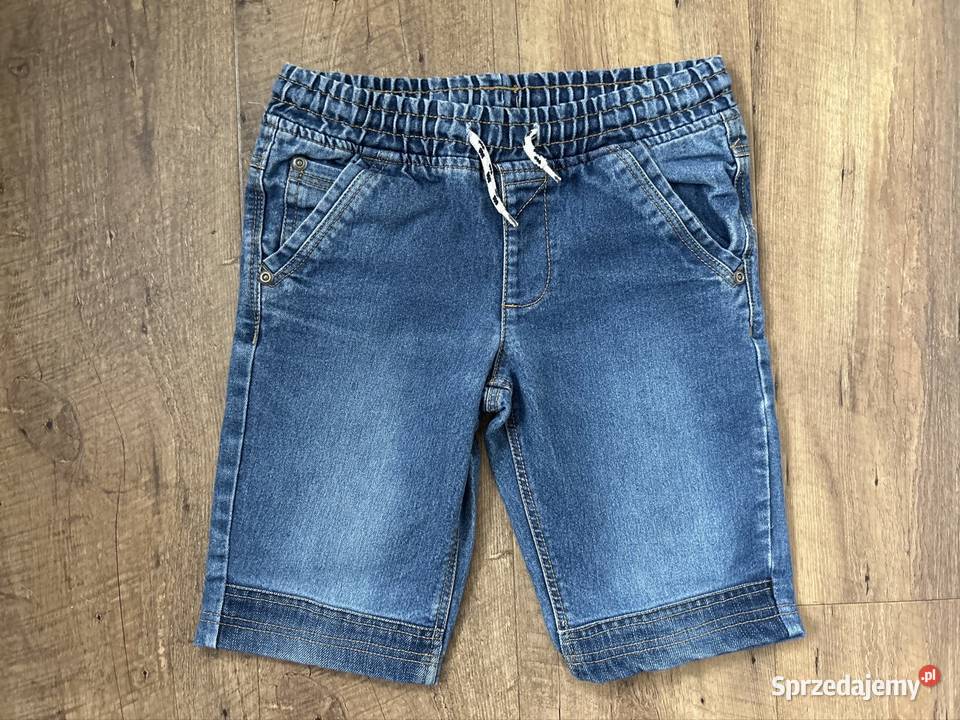 Spodenki chłopięce 128 krótkie spodenki jeansowe Wyszków sprzedam