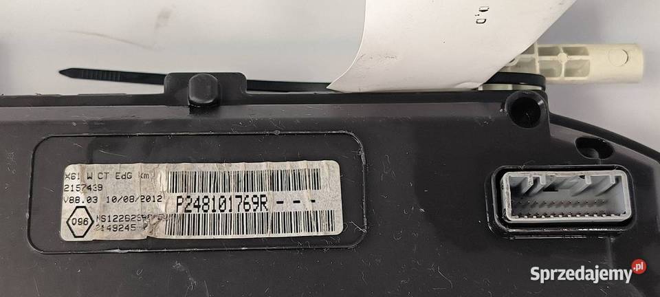 LICZNIK ZEGAR RENAULT KANGOO 248101769R osobowe Lipno