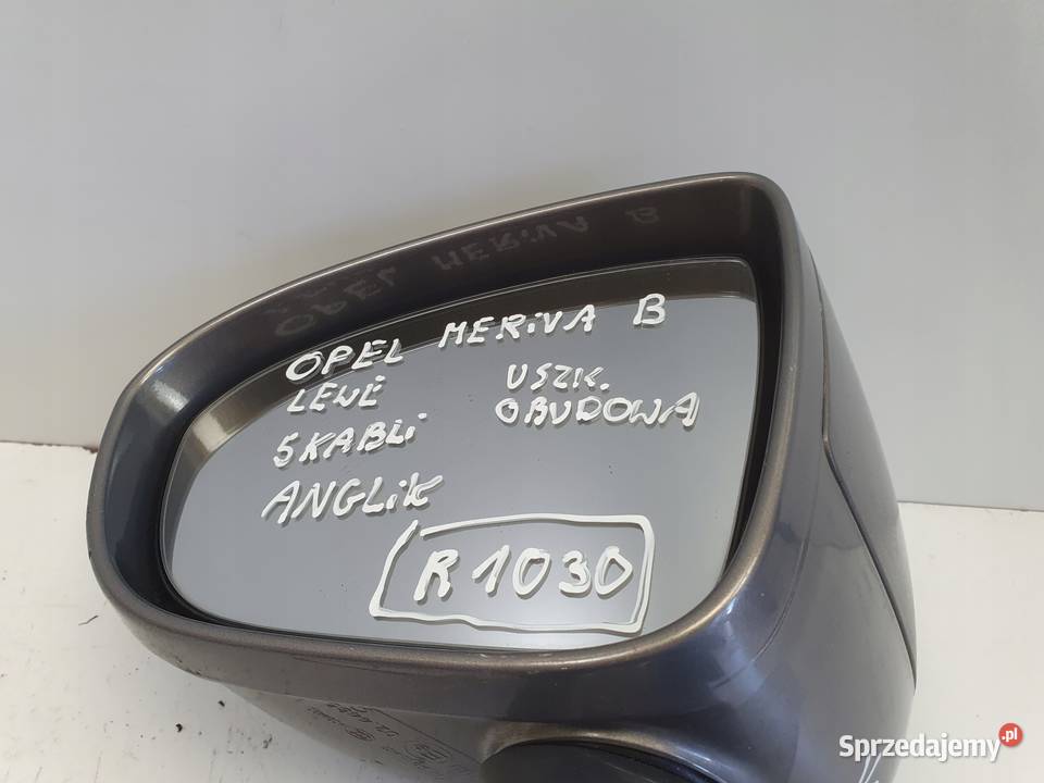 LUSTERKO LEWE Opel Meriva B 1017 KIEROWCY 5 Pin osobowe Rudka