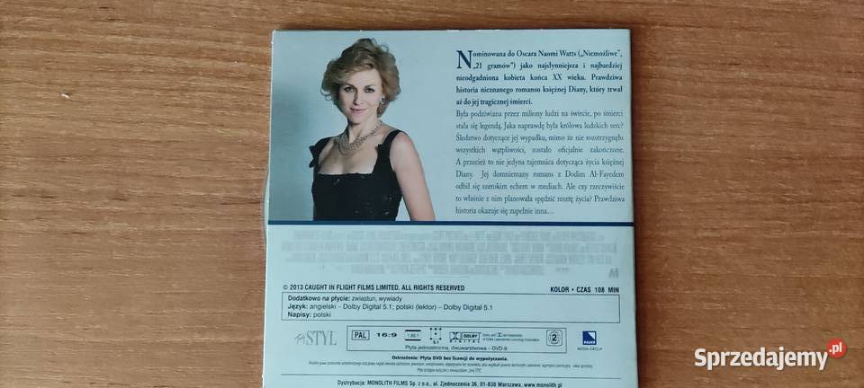 Diana jakiej nie znacie Nasomi Watts Gliwice sprzedam
