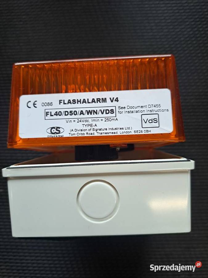 Ostrzegawcza lampa stroboskopowa 24V Tarnów