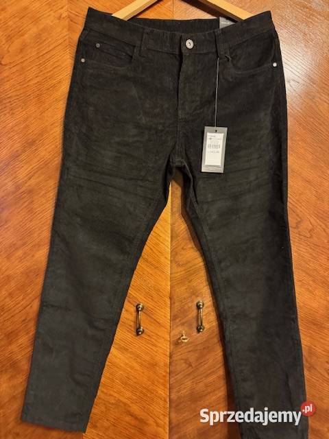 Spodnie męskie sztruksowe Carry 3232 regular Rozmiar L śląskie Częstochowa