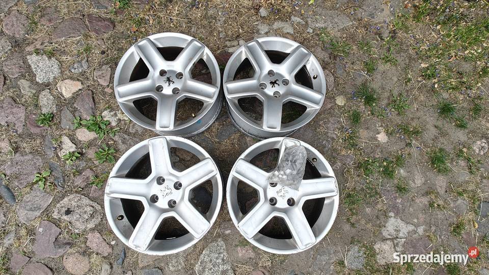 Alufelgi Peugot Atlantis 7Jx17 komplet śrub Samochodowe Stargard