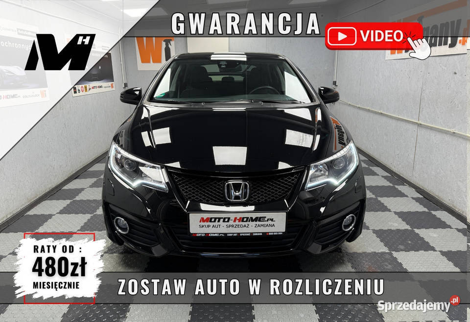 Honda Civic LIFT 1 Właściciel, 1.4 Benzyna, niski przebieg, kamera GWARANCJ