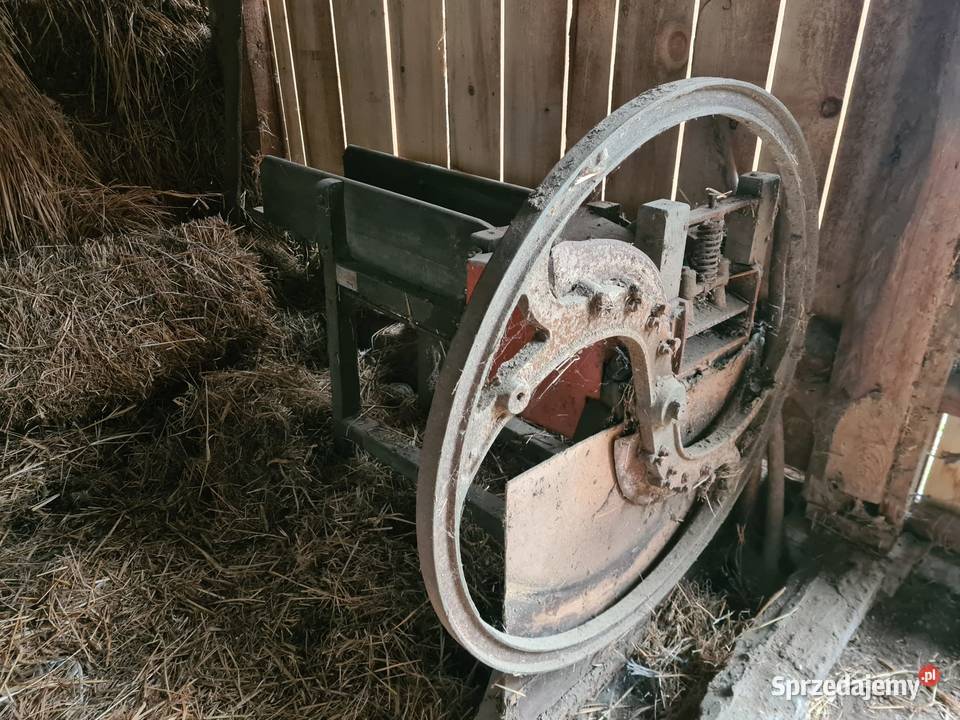 Zabytkowa Drewniano Metalowa Sieczkarnia Ręczna Rząśnik sprzedam