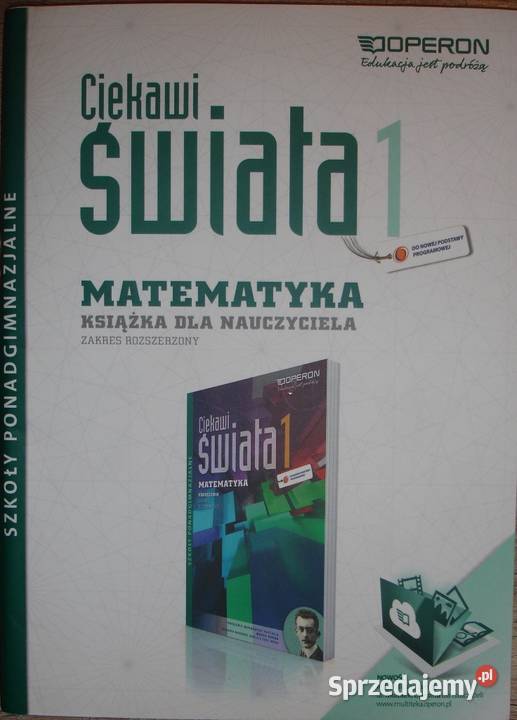 Ciekawi świata matematyka książka nauczyciela Zbylitowska Góra sprzedam