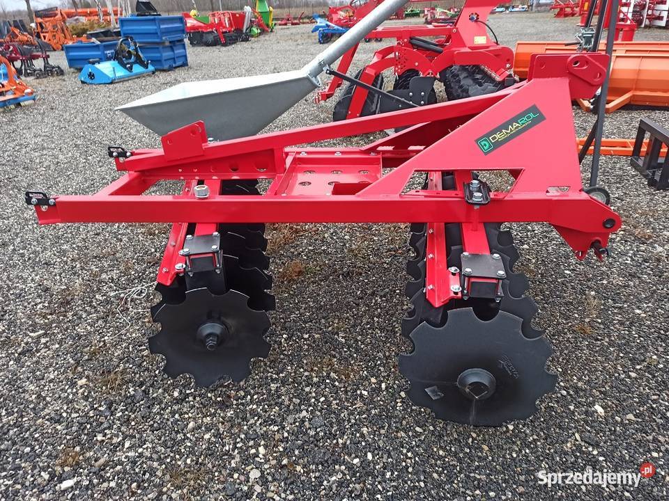 Wzmocniona BRONA TALERZOWA Demarol 13 Transport nieuszkodzony Brony Maszyny uprawowe Kutno