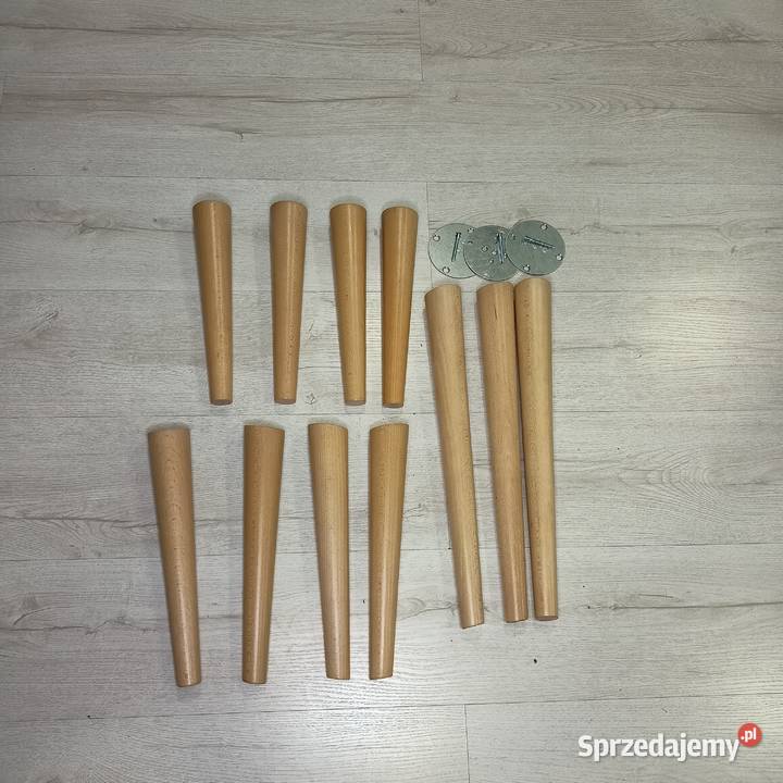 Nogi Drewniane Bukowe Różne rodzaje Nowe Nogi śląskie