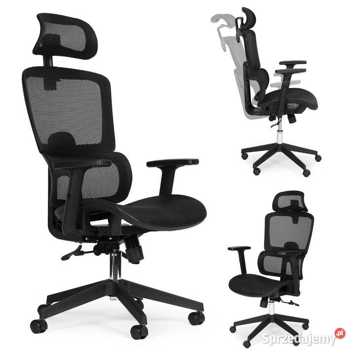 Fotel biurowy obrotowy ergonomiczny regulacja