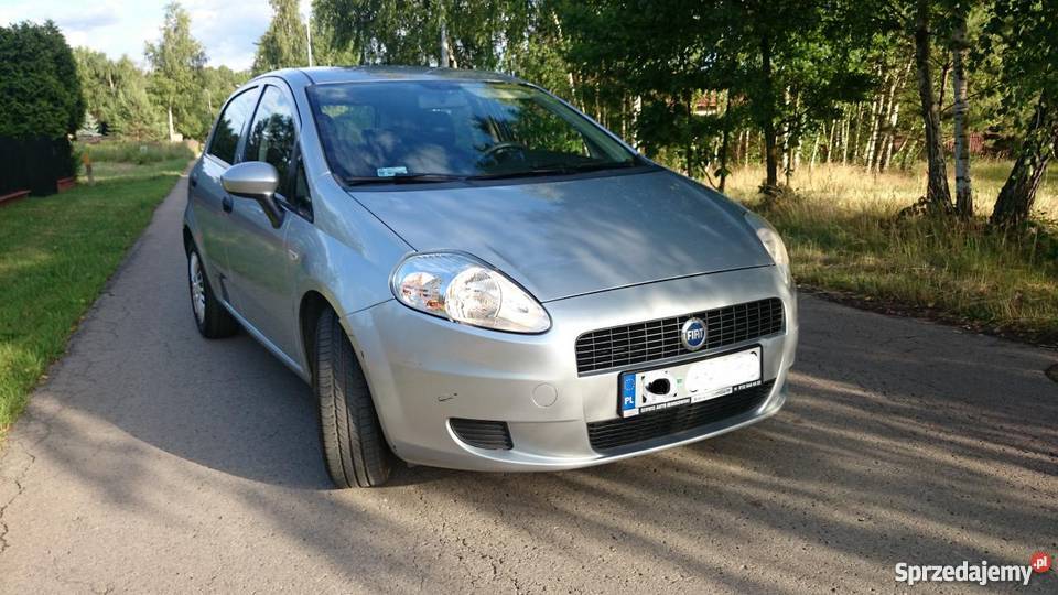 Fiat Grande Punto srebrny elektryczne lusterka Mielec