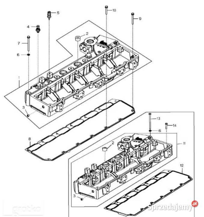 Kolektor dolotowy RE538564 RE536258 John Deere wielkopolskie