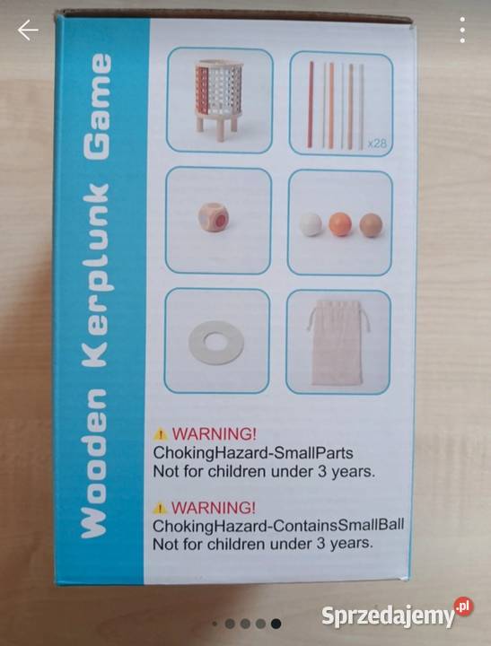 Drewniana gra zręcznościowa Wooden Kerplunk opolskie Ligota Bialska