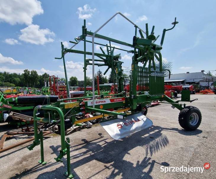 Zgrabiarka dwukaruzelowa SIPMA ZK 650 WIR 65m Zgrabiarki i przetrząsacze łódzkie Kutno sprzedam