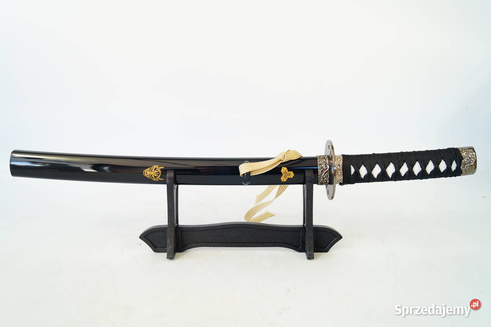 Mini katana japońska rekwizyt dekoracja na wielkopolskie Gizałki
