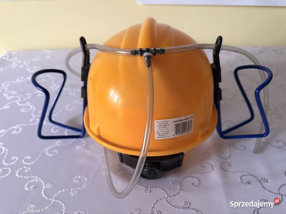Kask Imprezowy Kierownik Imprezy Żółty Hełm do Czerwionka-Leszczyny sprzedam