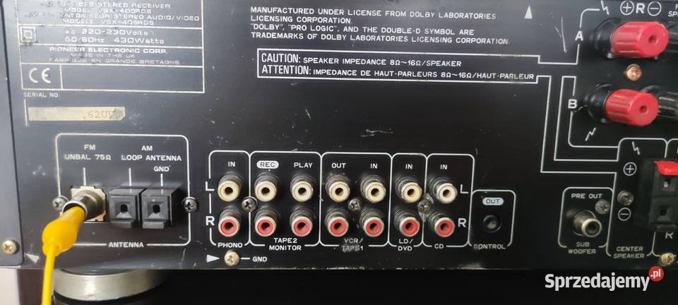 Amplituner Pioneer VSX405 RDS Kutno